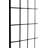 Basics 6-Cube Wire Grid Stackable Storage Shelves, 12 x 12-Inches, Black, 12.6"D x 26"W x 38"H-110001044