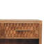 Solid Wood Rectangle Accent Cabinet