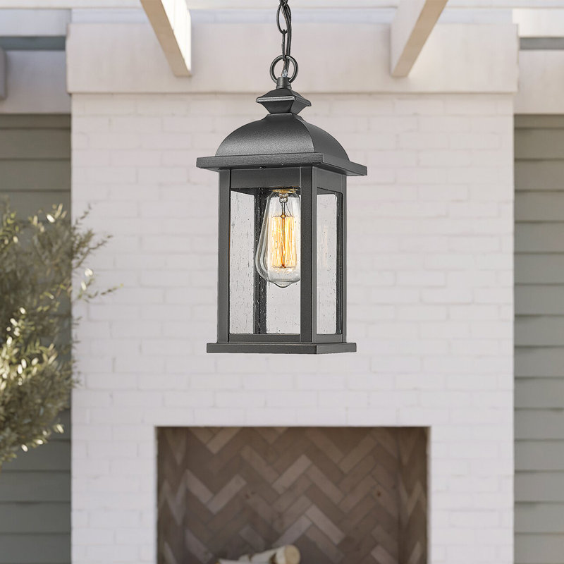 Nador Outdoor Hanging Lantern, Black