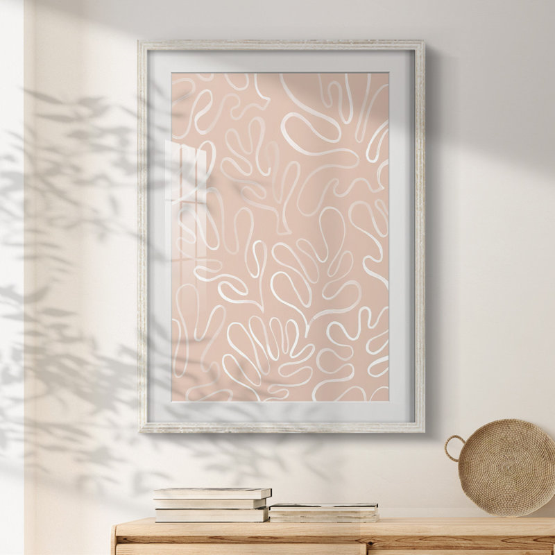 Matisse pièces IV - impression encadrée, H 28,5 po x l 20,5 po, Blanc