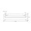 Banc de bout en lin Modern Minimalist-102030346
