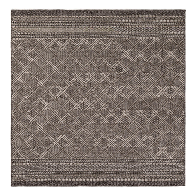 Tapis d'extérieur à treillis, Carré 5 pi 1 po