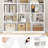 86"H X 47.2"W 7-Tier Standard Wood Storage Bookcase-1389079234