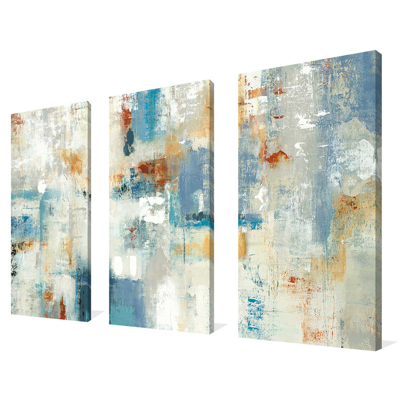 "Layers Of Connection", ensemble de 3 impressions sur toiles