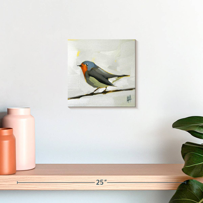 Crowle Robin On Wire, 10" H x 10" W