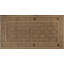 Tapis antique brun / beige en laine fabriqué à la main Karabagh Antique 6 pi 8 po x 12 pi 9 po