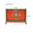 Extra L arge Retro Painted Distressed Accent Trunk