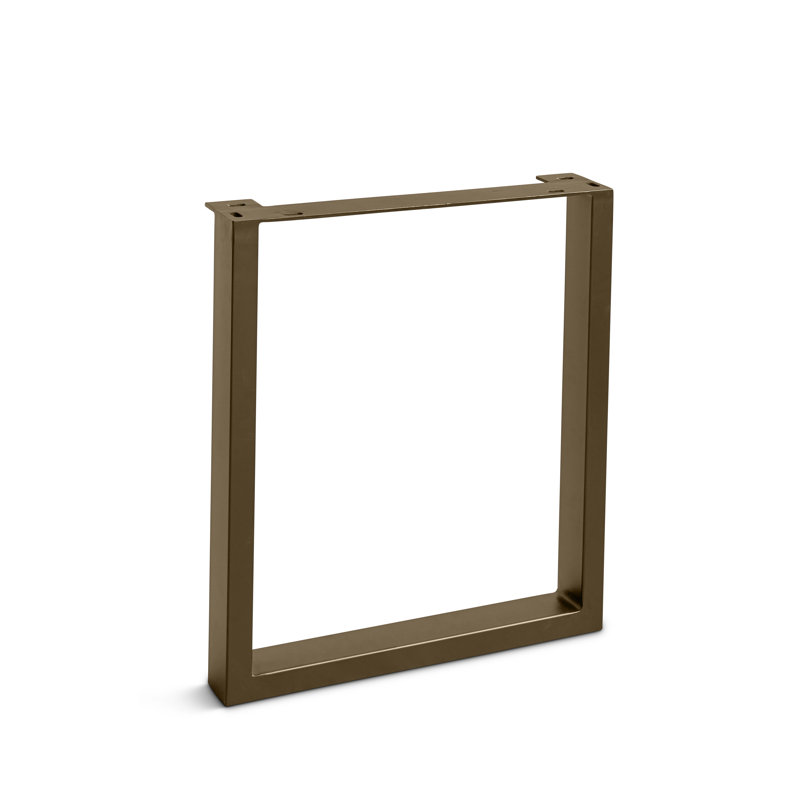 U Dining 28.5" Rectangular Table Base, Brass