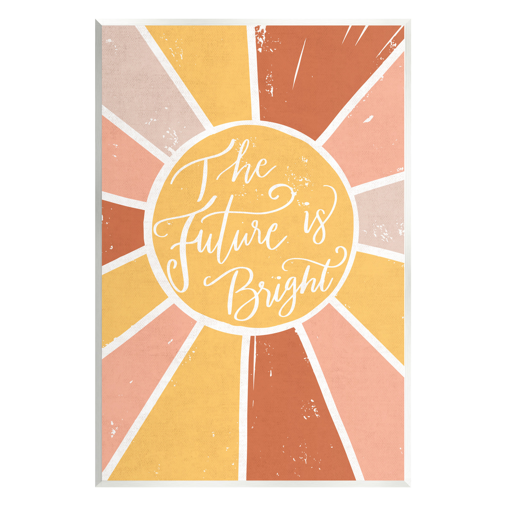Stupell Industries Au-597-Giclee Future Is Bright Warm Neutral Sun ...