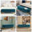Velvet Upholstered Storage Bench with Horseshoe-Shaped Metal Legs for Living Room: Stylish and Functional Bed-End Solution-591994490