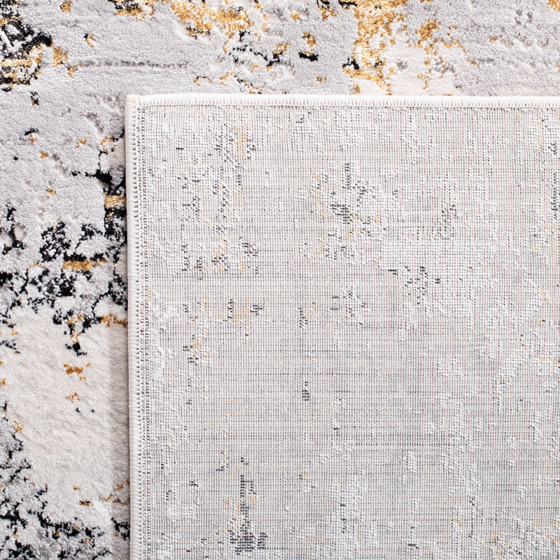 Kojo Performance Abstract Rug, Rectangle 3' x 5'