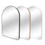 Arched Wall Mirror with Metal Frame-60994869