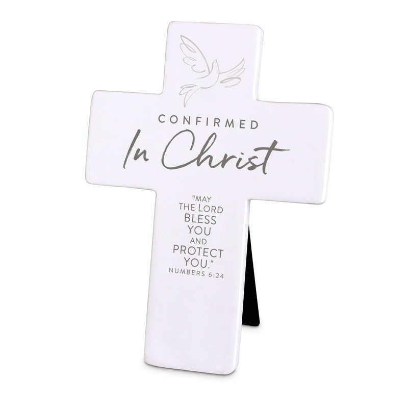 Idanell Confirmed In Christ Tabletop Cross