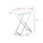 Kline Tray Top Cross Legs End Table-27309136-27309137
