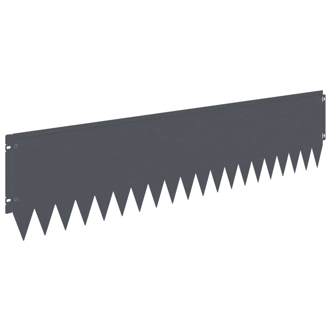 15cm H x 103cm W Steel Lawn Edging