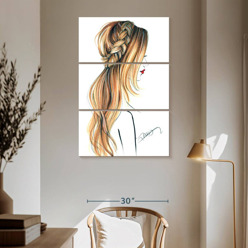 Shuttleworth Good Hair Day, 65" H x 42" W