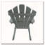 Chaise Adirondack inclinable en bois
