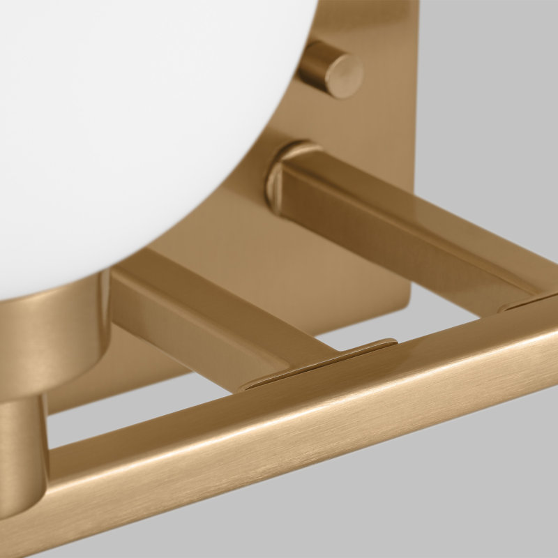 2 - Light Vanity Light, Satin Brass