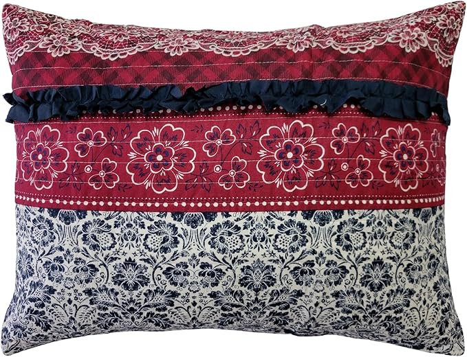 Greenland Home Fasions Monroe Multi Standard Sham, 20x26, Standard