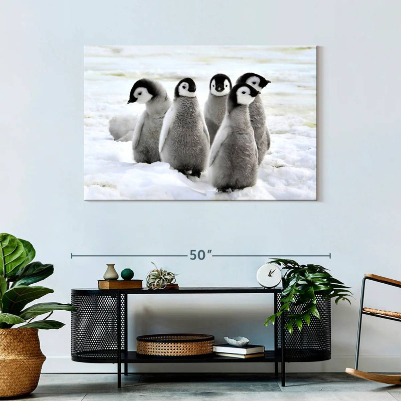 Brampt Charming Penguin Chicks, 30" H x 45" W