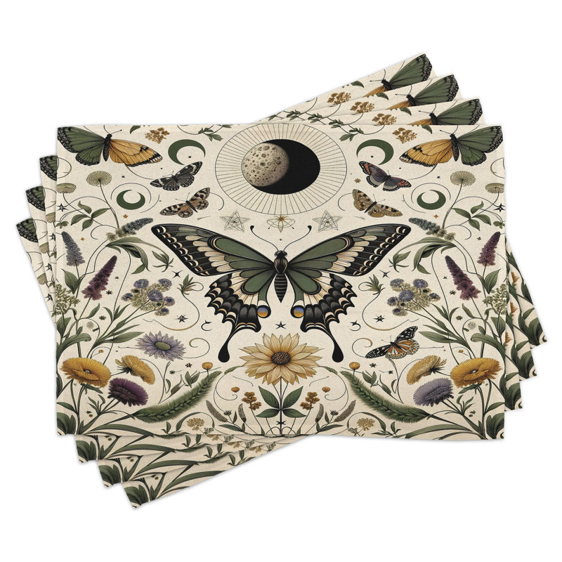 Ensemble de 4 napperons Ambesonne Boho