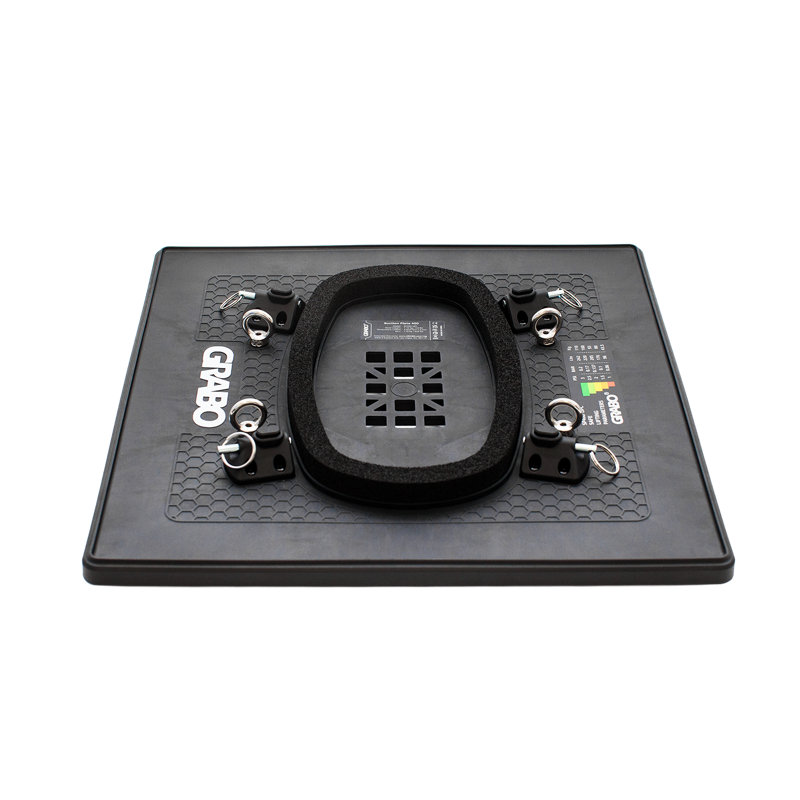 GRABO HighFlow Suction Plate 400 for Vacuum Lifter, 16 x 16 in, 242 lb Capacity