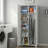 74.3" Tall Storage Cabinet with Broom Closet & 5-Tier Shelves, Freestanding Utility Cupboard for Pantry, Laundry, or Garage, Adjustable Shelving & Leveling Feet, White Finish-834526360