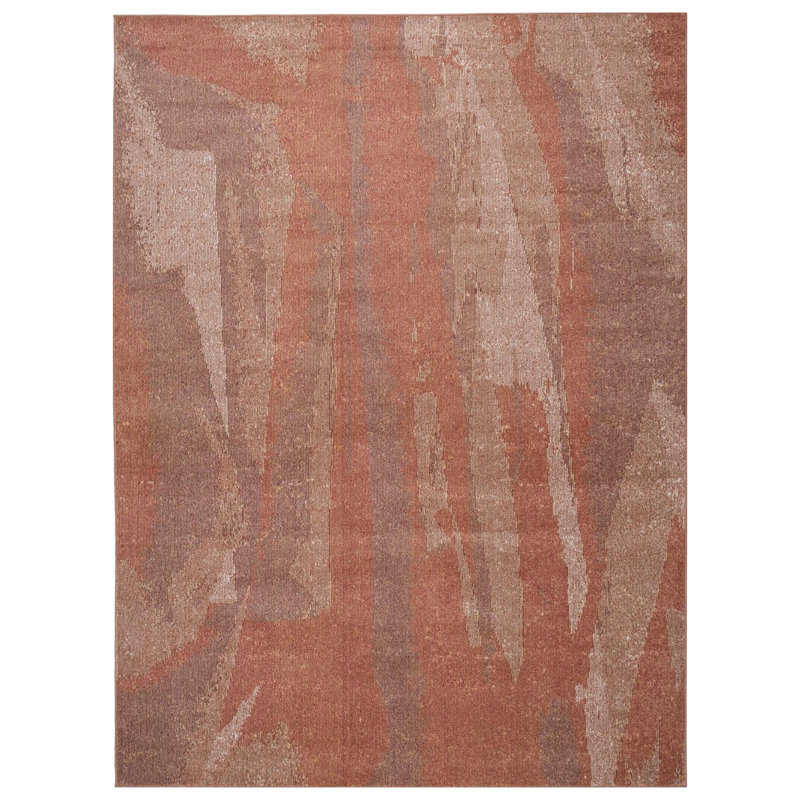 Goma Washable Rug, 5'1" x 8', Terra