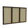 Enclosed Fabric Bulletin Boards Enclosed Cabinet Fabric Bulletin Board