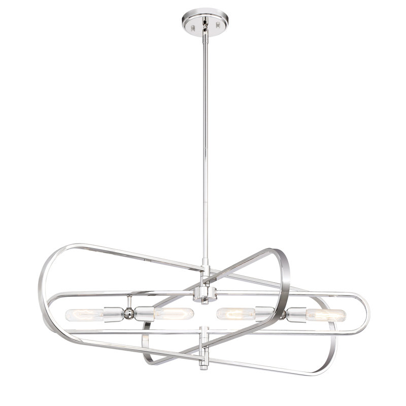 Lustre géométrique à un état/unique 4 lumières Braziel