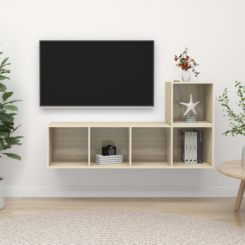 Drayvon Unfinished Floating TV Stand for TVs up to 88"