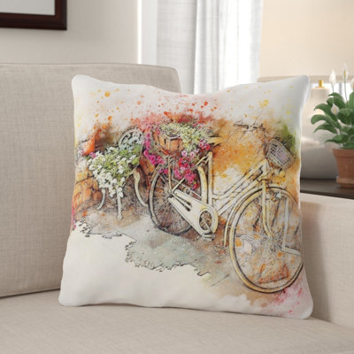 Crumrine Outdoor Reversible Throw Pillow