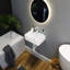 APRESSHUI 10'' Ceramic Rectangular Bathroom Sink