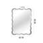 Miroir décoratif rectangulaire en bois massif de couleur noyer noir 30 po x 40 po pour chambre à coucher, salle de bain, salon et entrée-1456007728