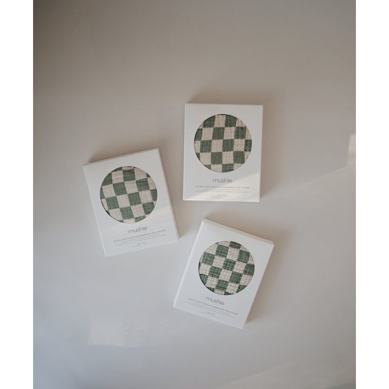 Changing Pad Cover, Olive Check