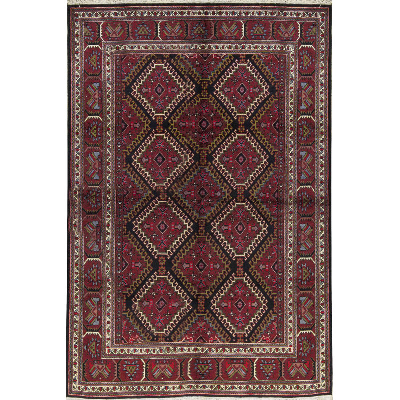 Afghan One-of-a-Kind 6'7" X 9'5" Area Rug