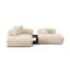 Betsayda 2 Seater Corduroy Corner Sofa -1585964510