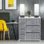 Commode 7 tiroirs - Gris / blanc-1133719082