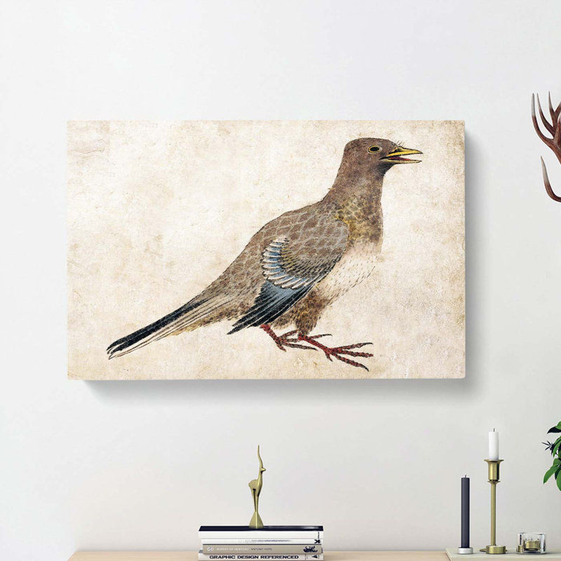 Pigeon by Katsushika Hokusai - Wrapped Canvas, 35cm H x 50cm W x 3cm D