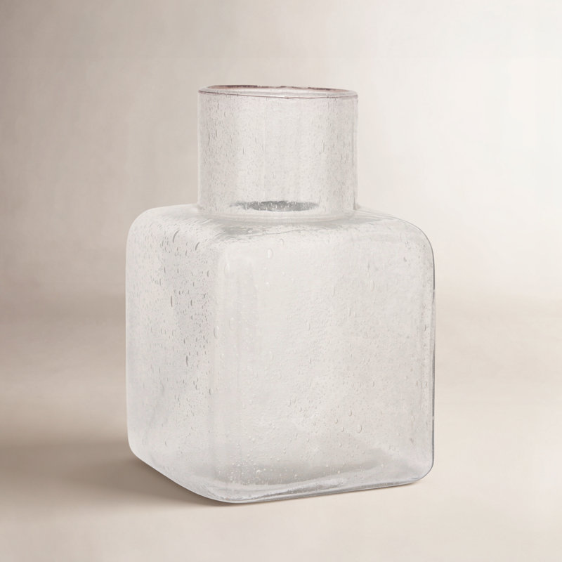Kinetic Lines Glass Table Vase