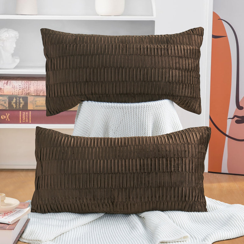 Housses de coussin en velours plissé, Carafe