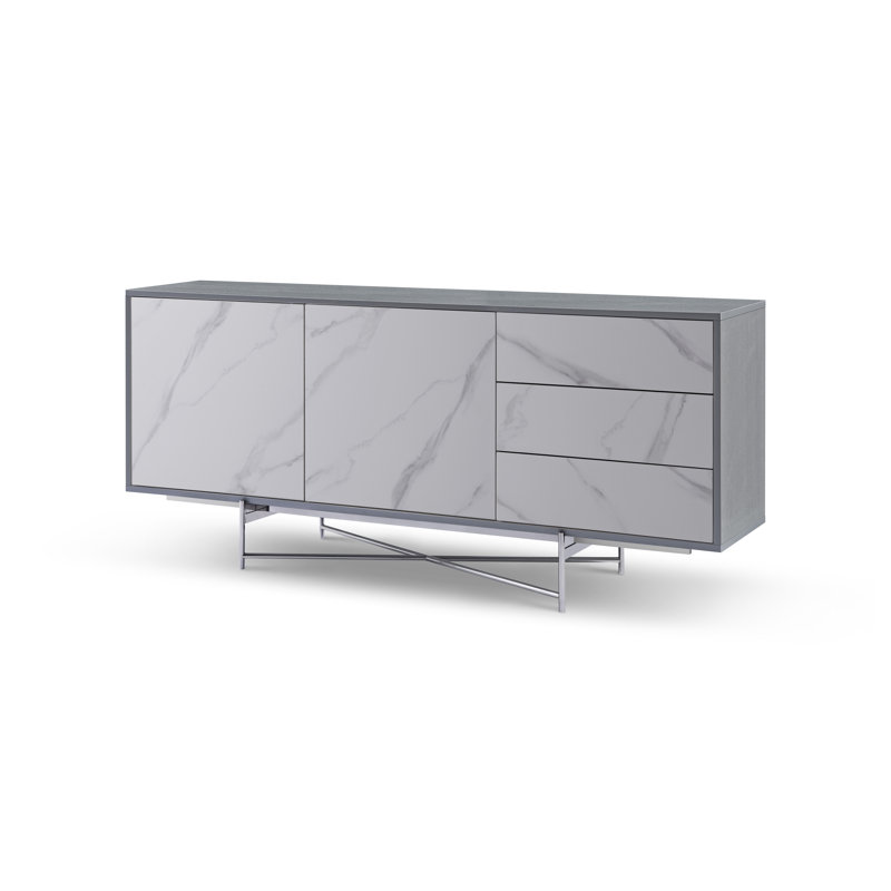 Azeezah 179.9cm Sideboard, Grey