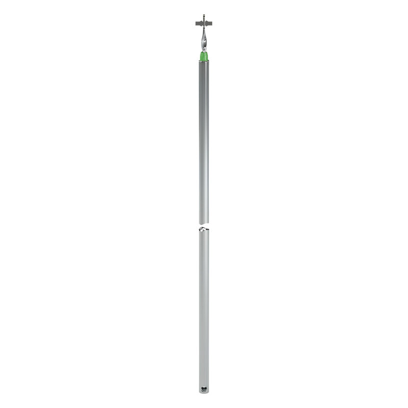 09A1C3A4BDAA4F448D5838441D8FF215 Balance de tube inclinable à roulement bleu taille 25 po, Argent / bleu, 0.55"