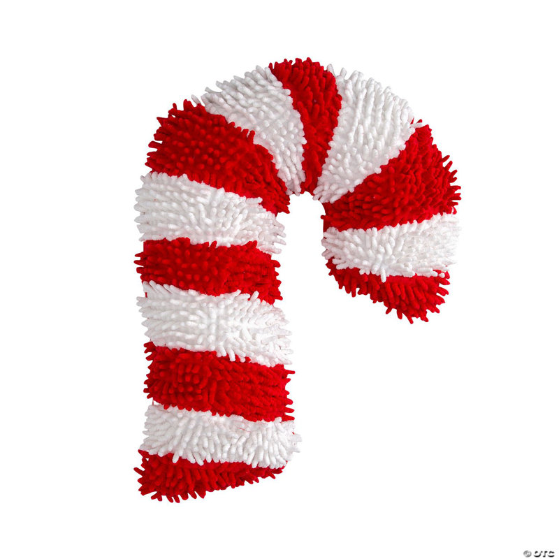 Coussin en chenille 9 3/4 x 16 pouces