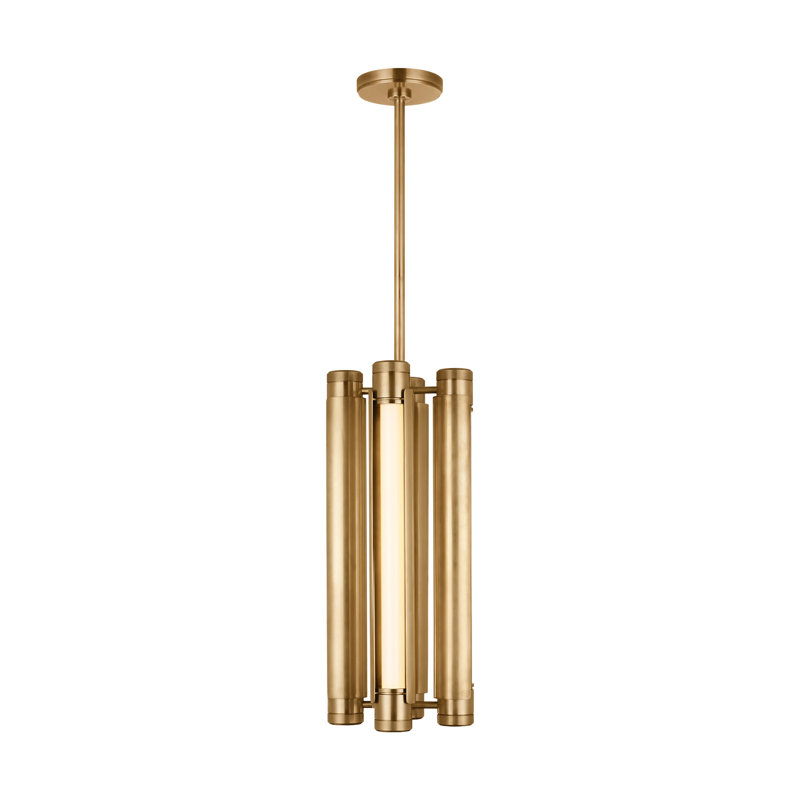 Capa 4 - Light LED Pendant, Hand Rubbed Antique Brass