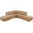 Issic Upholstered Curved Sectional with Ottoman Reversible-89266727