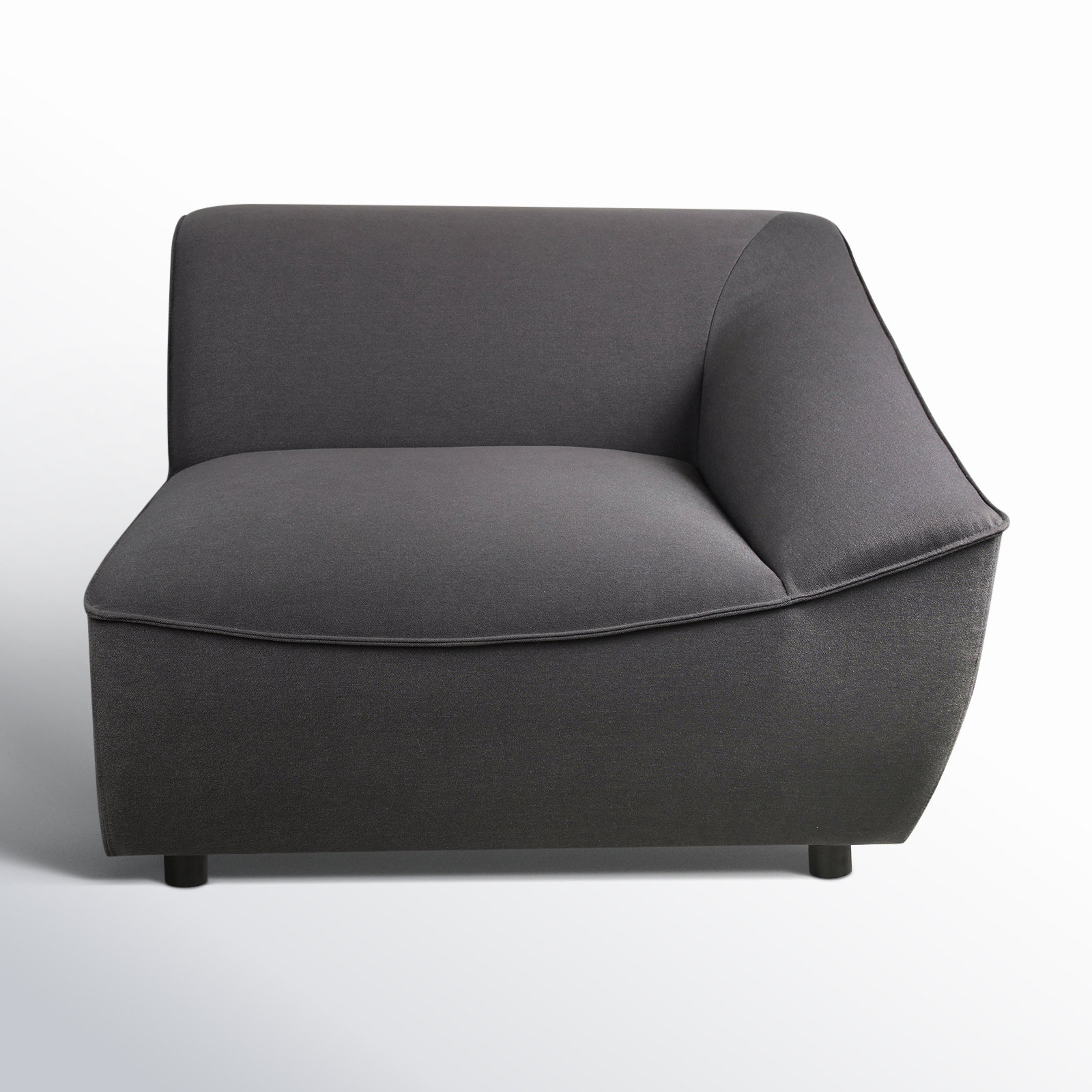 Lizzy Pine Right-Arm Accent Chair