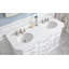 60" Palace Collection Quartz Carrara Cashmere Grey Bathroom Vanity Set With Hardware And F2-0013 Faucets in Chrome Finish-1732722017-1732722023
