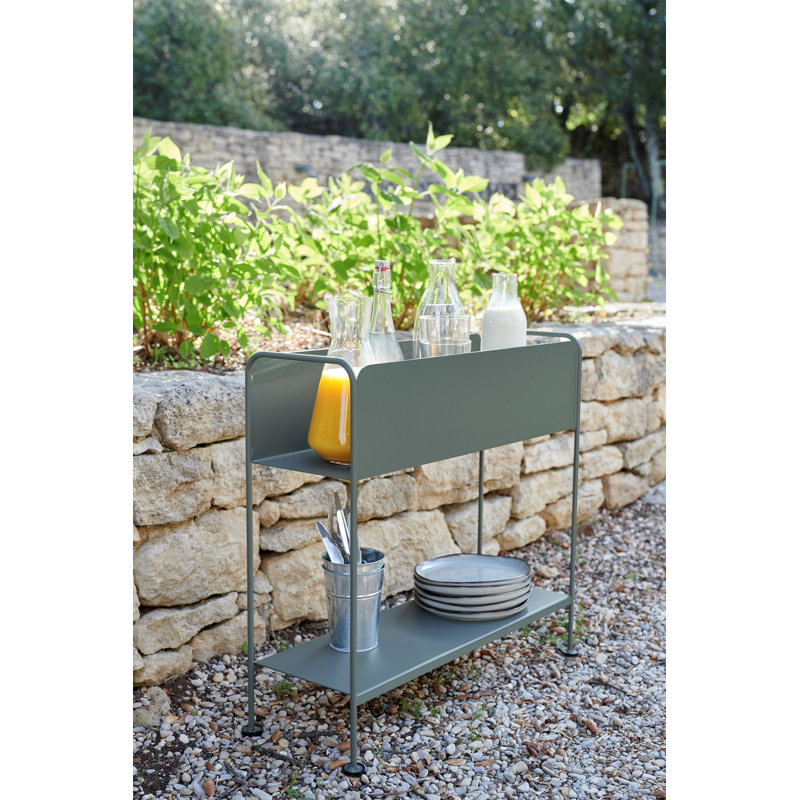 Picolino Metal Planter, Acapulco Blue