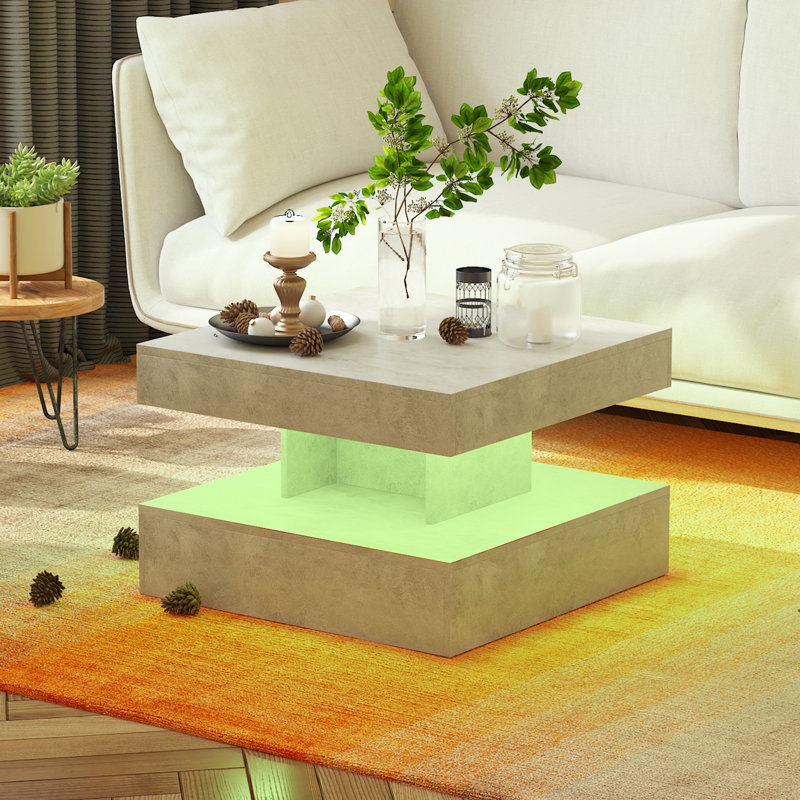 Table basse Dregan, H 15,7 po x L 23,6 po x l 23,6 po